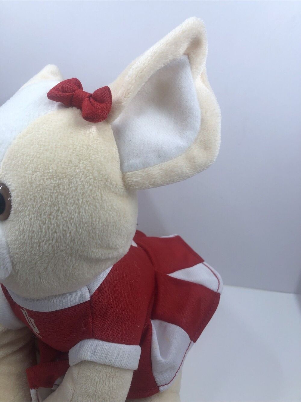 Indiana Hoosiers Stuffed Dog Plush Cheerleader 9 Inches. Please Read - Picture 9 of 16